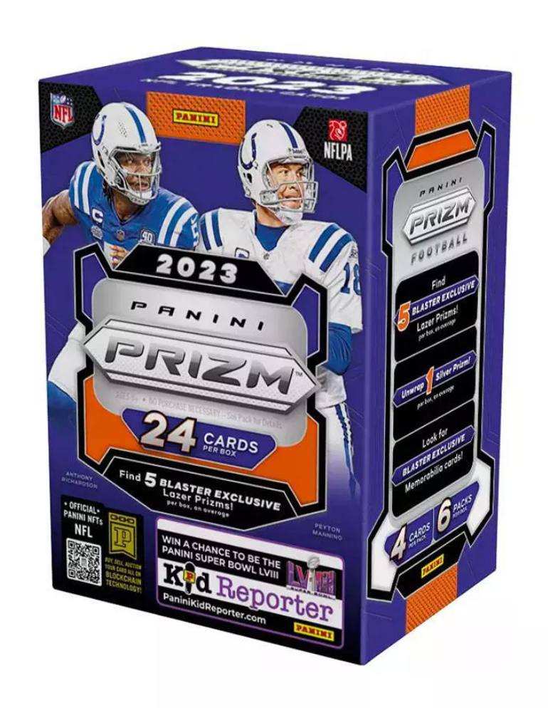 2023 Panini NFL Prizm Football Trading Card Blaster Box