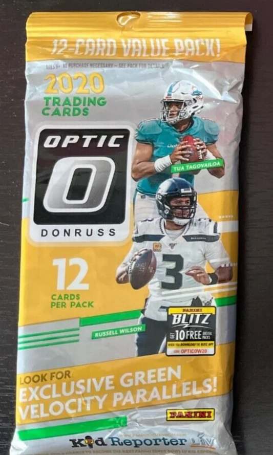 2020 Panini Donruss Optic NFL Football Value Pack